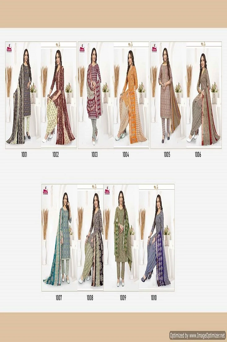 Keshar Ajrakh Vol 1 Cotton Wholesale Salwar Suit Catalog — Wholesale Salwar Suits, MPA wholesale from Surat — view 11